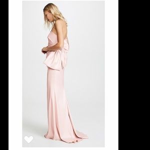 Bow back gown-dress